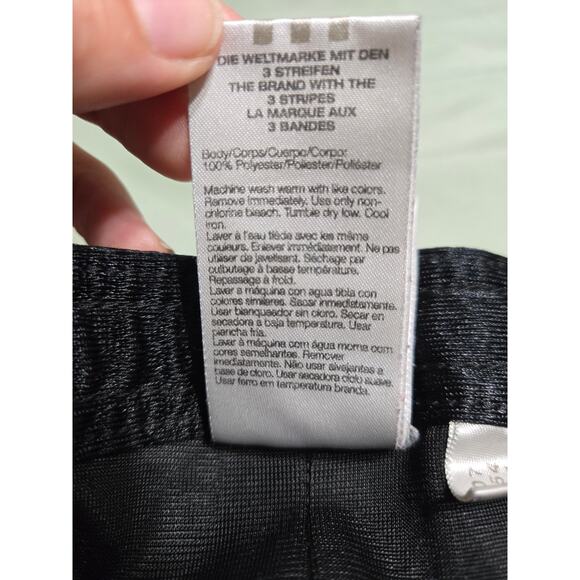 Adidas large women's black athletic shorts - Picture 8 of 11